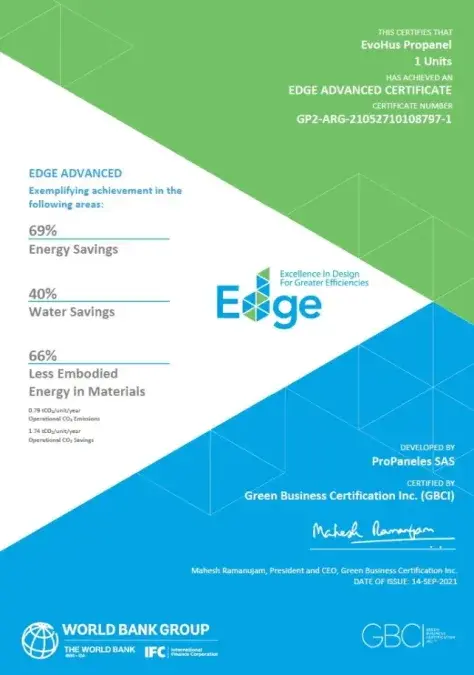 Certificado Certificación EDGE Advanced
